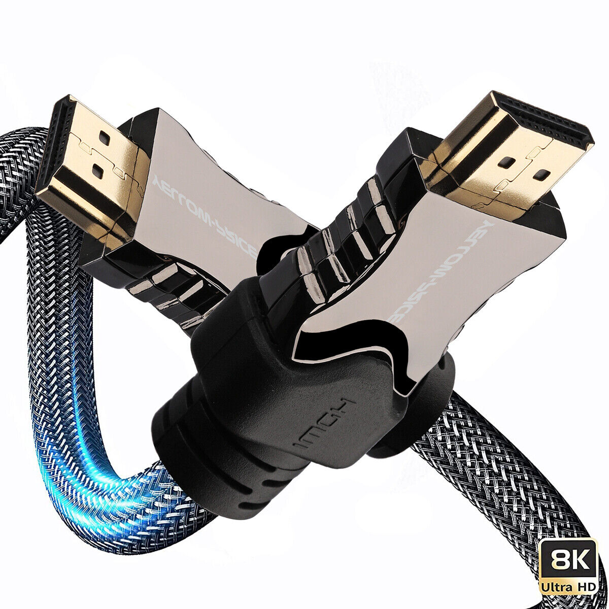  FIBER OPTIC HDMI 8K 2.1 Cable Supports 8K 120Hz 4K@240Hz 3D 4:4:4 /Copper Cable YELLOW-PRICE , Support Dynamic HDR, Dolby Vision,